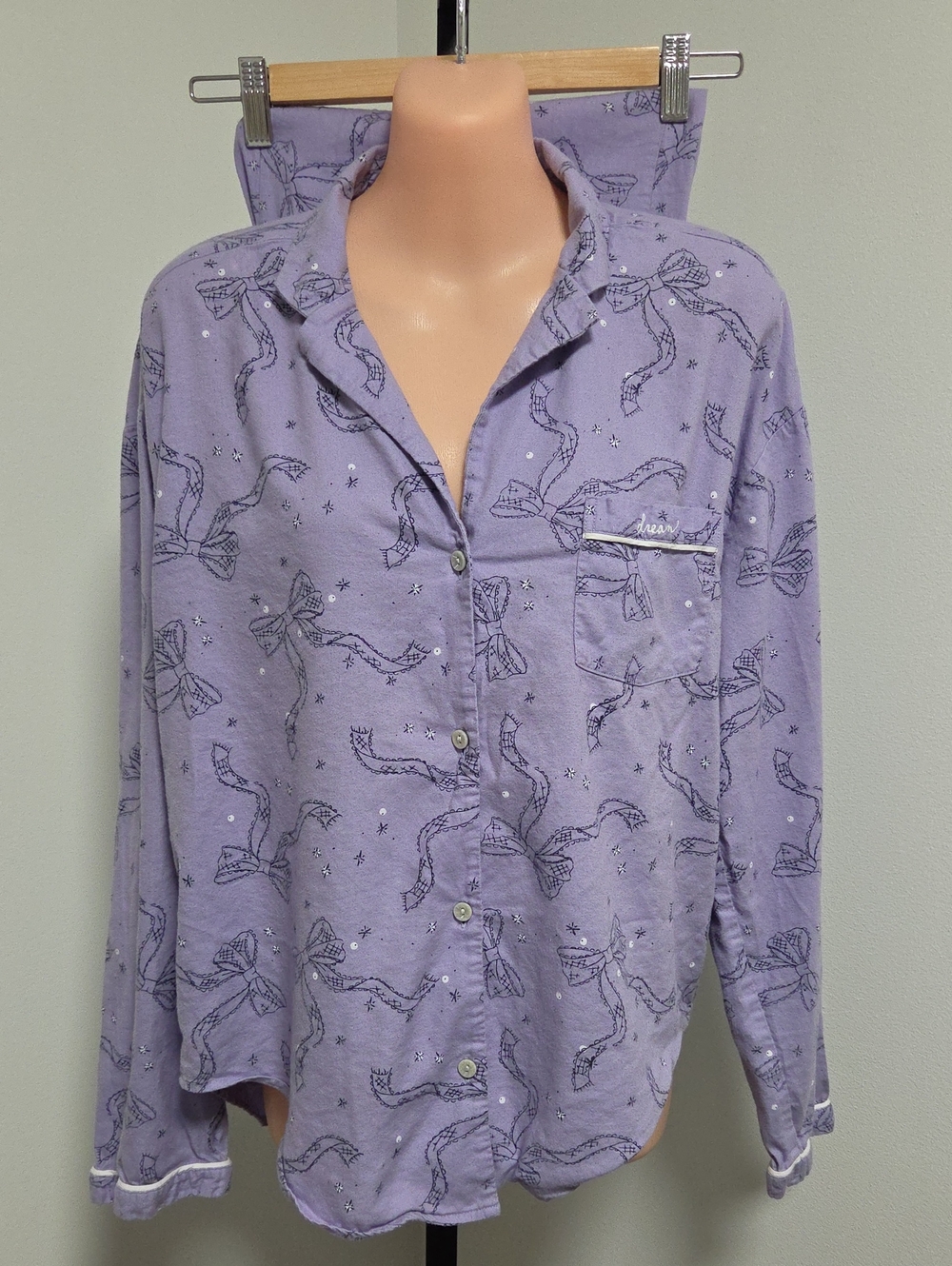 Victoria's Secret "THE DREAMER" Flannel Pajama Set
